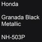 Preview: Honda, Granada Black Metallic, NH-503P.